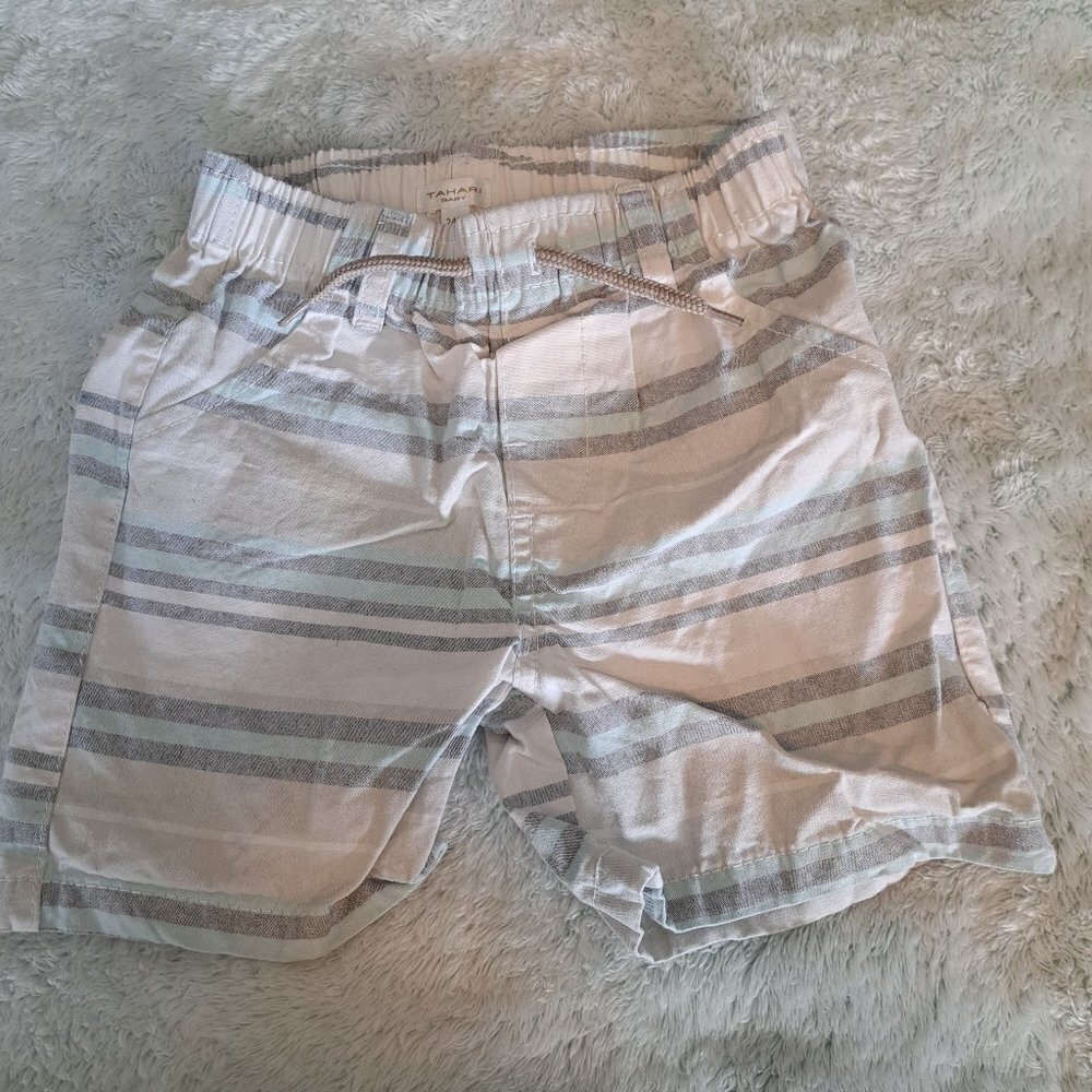 Tahari Toddler Striped Shorts Size 24 Months